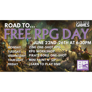 6/22-6/26 COMING SOON! - Road to Free RPG Day