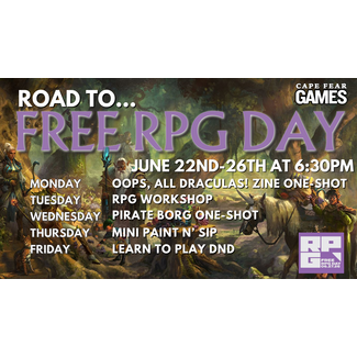 6/22-6/26 COMING SOON! - Road to Free RPG Day