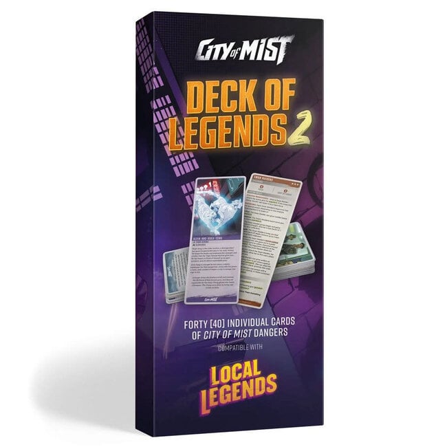 City of Mist: Deck of Legends #2 (Local Legends)