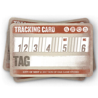 City of Mist: Tracking Cards (20)