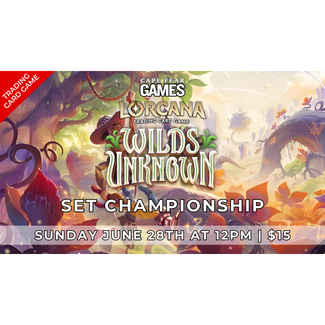 6/28 COMING SOON! Lorcana Wilds Unknown Set Championship