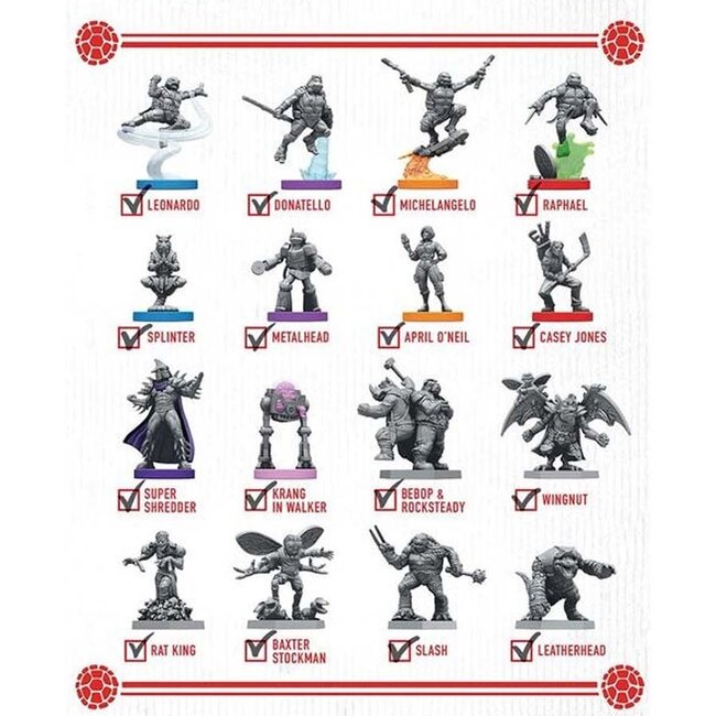 Unmatched Adventures: TMNT Extra Toppings Miniatures Pack