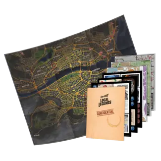 City of Mist: Crime Board City Map #2: Local Legends