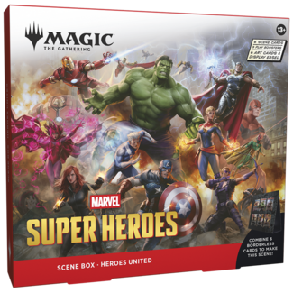 Wizards of the Coast MTG Marvel Super Heroes Scene Box - Heroes United
