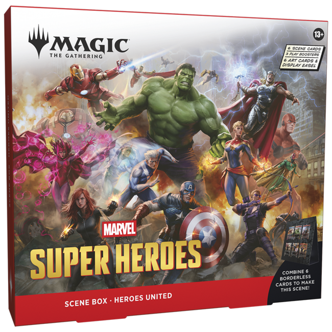 MTG Marvel Super Heroes Scene Box - Heroes United