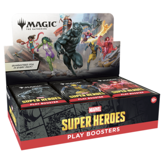 Wizards of the Coast MTG Marvel Super Heroes Play Booster Display (30) -RELEASES 6/19-