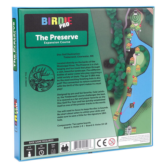 Birdie! Pro The Preserve Expansion Disc Golf Board Game