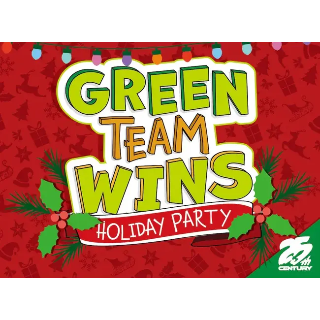 Green Team Wins Holiday Party