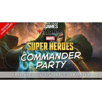 7/31 - NOW LIVE! MTG Marvel Super Heroes Commander Party