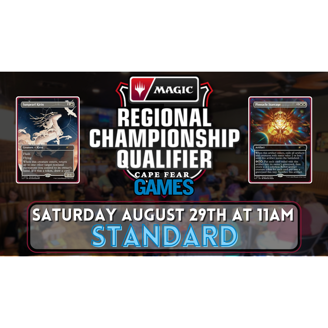 8/29 - COMING SOON! MTG Standard RCQ