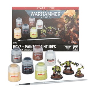 Games Workshop Orks + Paints
