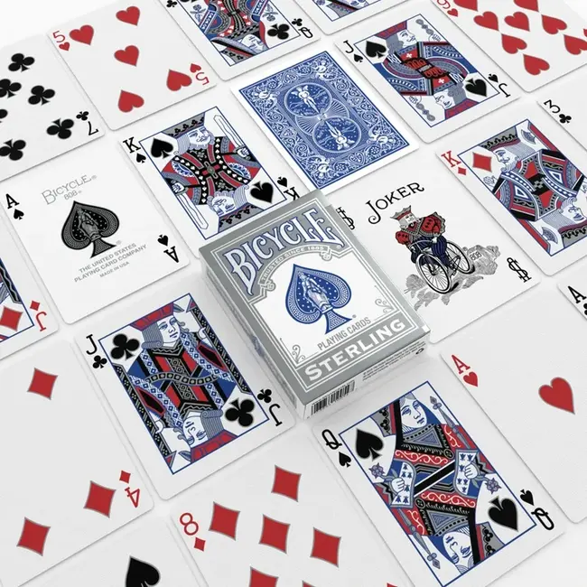 Bicycle Sterling Red/Blue Mix