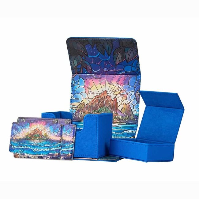 Stained Glass 100+ Radiant Deluxe Deck Vault - Hidden Island