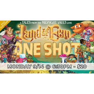 NOW LIVE! 9/14 - Land of Eem RPG: A Tales from the Midnight Vault ONE SHOT