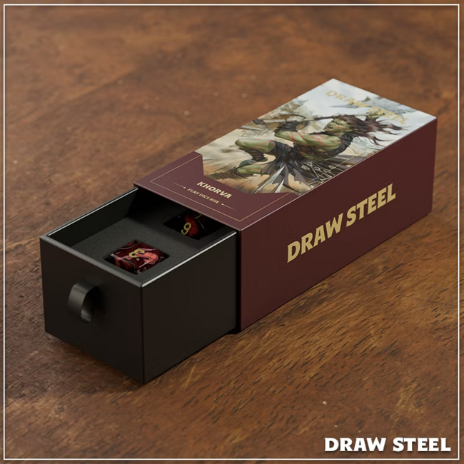 Draw Steel - Fury Dice Box (2d10 + 1d3)