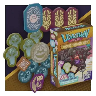 Moon Crab Games Leviathan Wilds: Wood Token Set