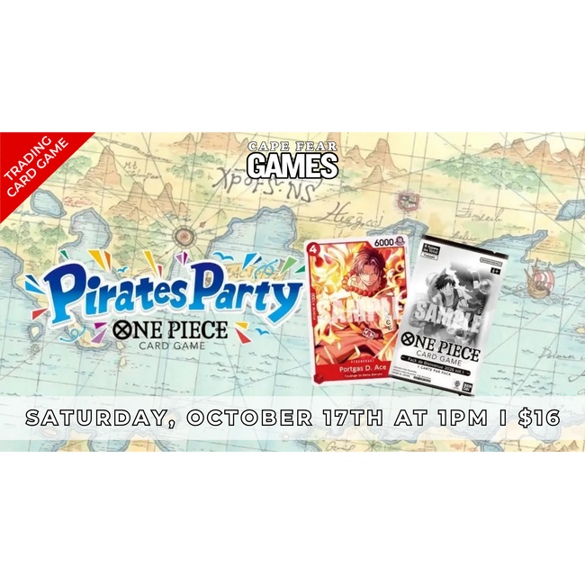 10/17 NOW LIVE! - One Piece TCG: Pirates Party 2v2