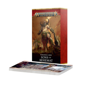 Games Workshop Warscroll Cards: Sons Of Behemat