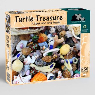 Puzzles That Rock Turtle Treasure 550pc Puzzle