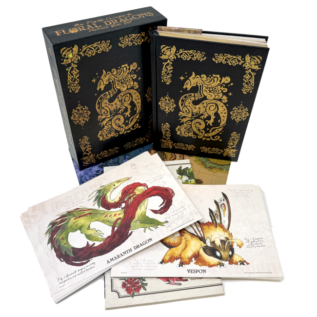 D&D 5e The Field Guide to Floral Dragons Deluxe Ed. Box Set