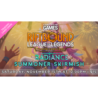 11/14 - COMING SOON! Riftbound Radiance Summoner Skirmish I