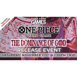 11/21 COMING SOON! - One Piece TCG: (OP-18) The Dominance of God Release Event
