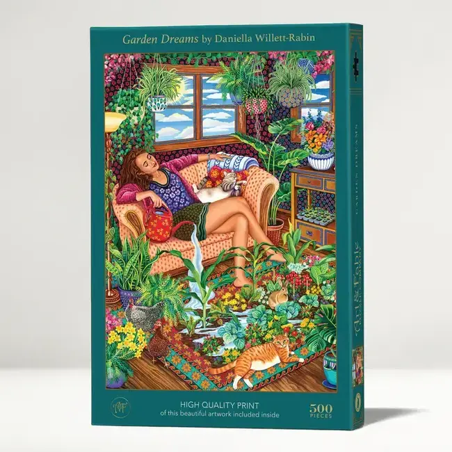 Garden Dreams, 500-pc Velvet-Touch Jigsaw Puzzle