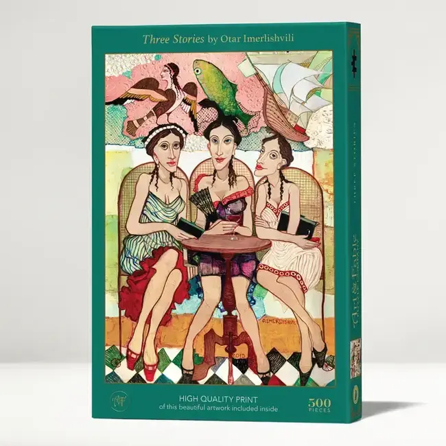 Three Stories, 500-pc Velvet-Touch Jigsaw Puzzle