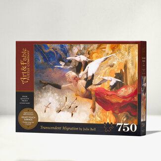 Art and Fable Puzzle Company Transcendent Migration; 750-pc Velvet-Touch Jigsaw Puzzle