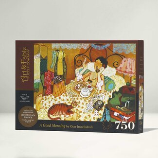 Art and Fable Puzzle Company A Good Morning; 750-piece Soft-Touch Jigsaw Puzzle