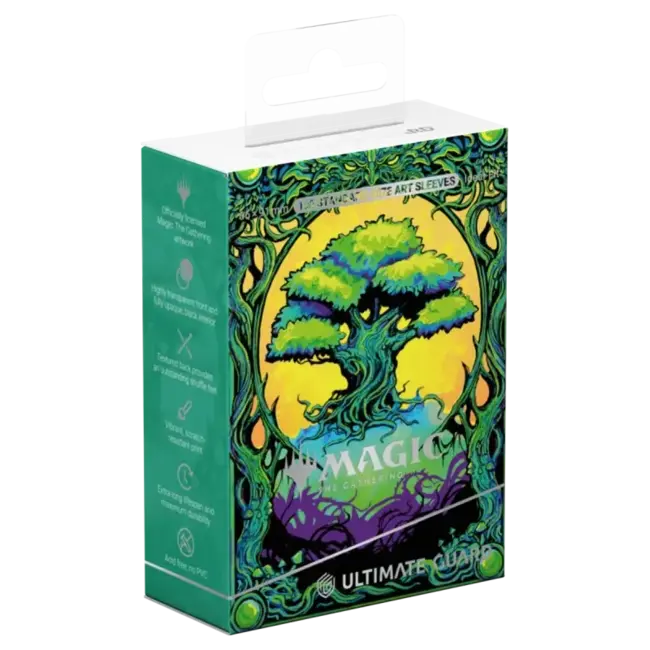 UG Art Slvs MTG Mana Token Forest Green