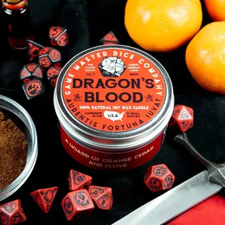 Dragon's Blood Gaming Candle - 8oz Tin
