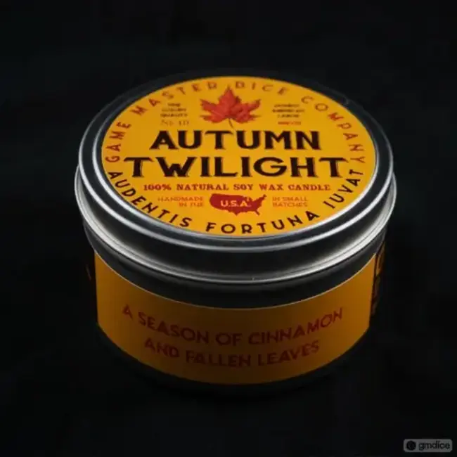 Autumn Twilight Gaming Candle - 8oz Tin