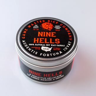 Nine Hells Gaming Candle - 8oz Tin