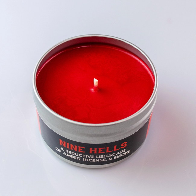Nine Hells Gaming Candle - 8oz Tin