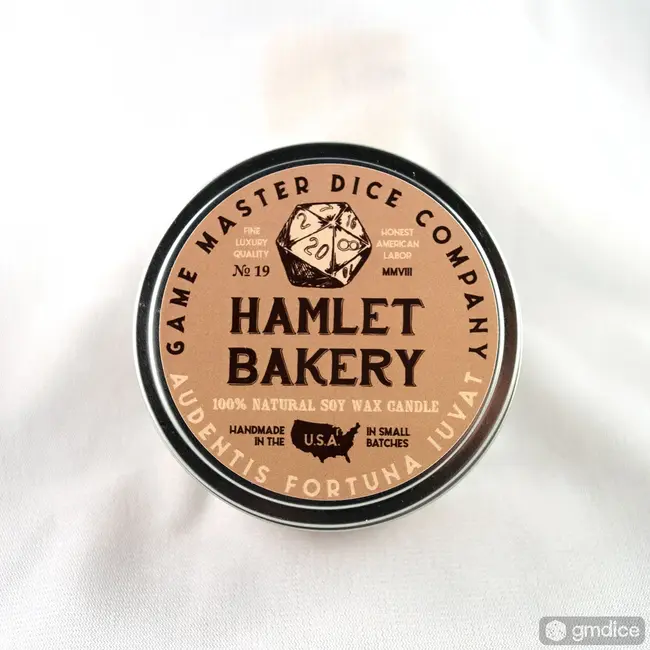 Hamlet Bakery Gaming Candle - 8oz Tin