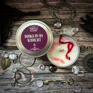 Serpent & Flame: 4oz Candle - Book on My Wishlist