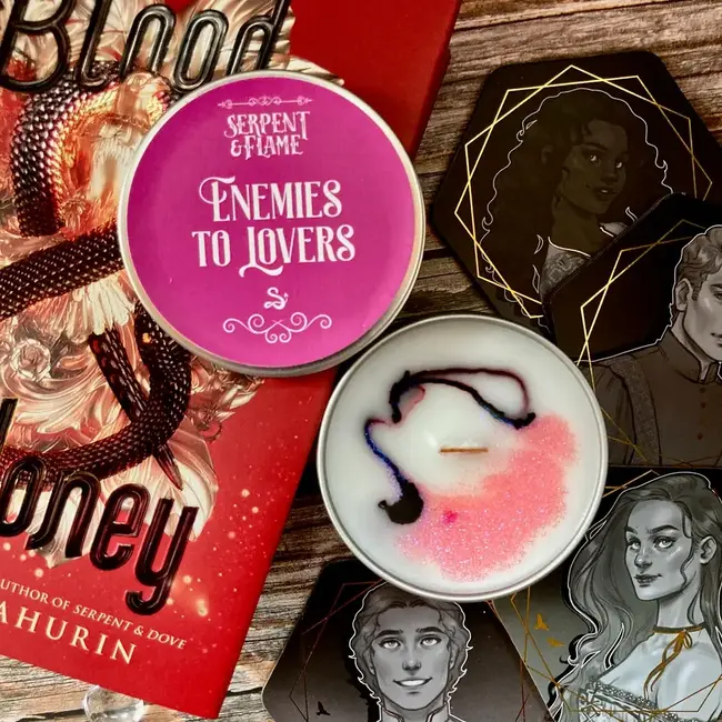 Serpent & Flame: 4oz Candle - Enemies to Lovers