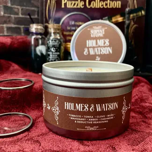Serpent & Flame: 4oz Candle - Holmes & Watson