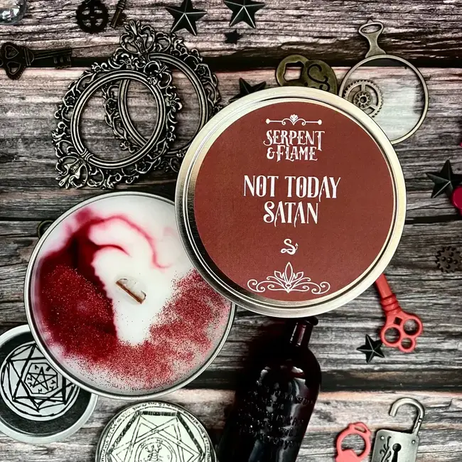 Serpent & Flame: 4oz Candle - Not Today Satan