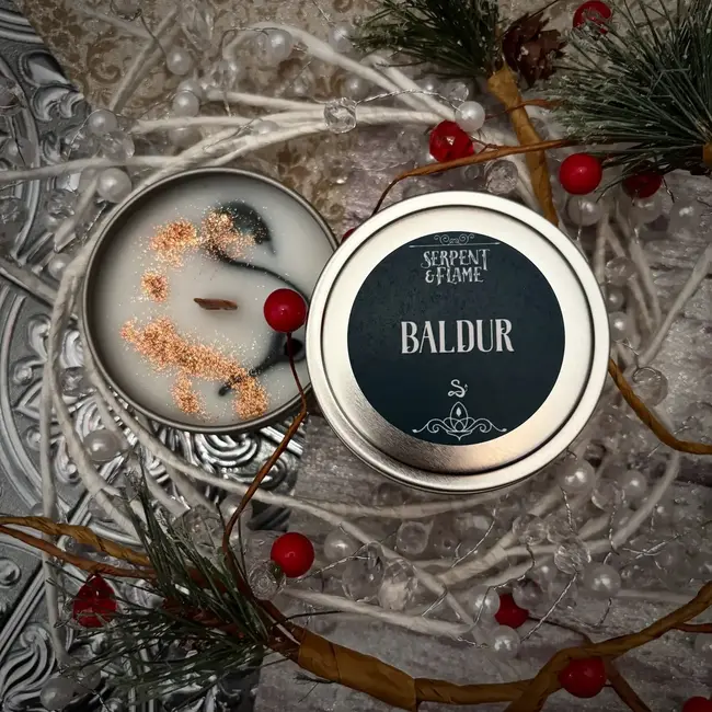 Serpent & Flame: 4oz Candle - Baldur