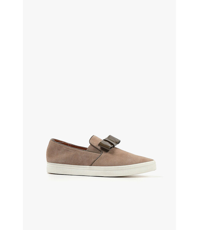 All Black Taupe Tux Sneaker