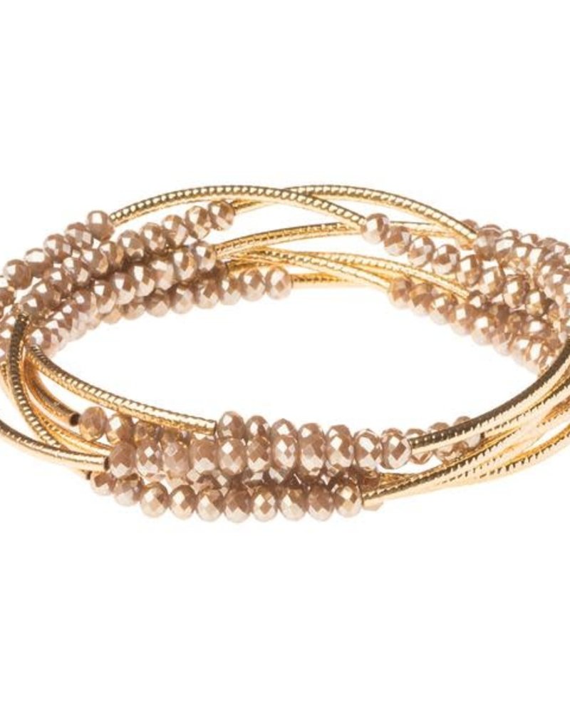 Scout Curated Wears Scout Oyster & Gold Original Wrap Bracelet/Necklace