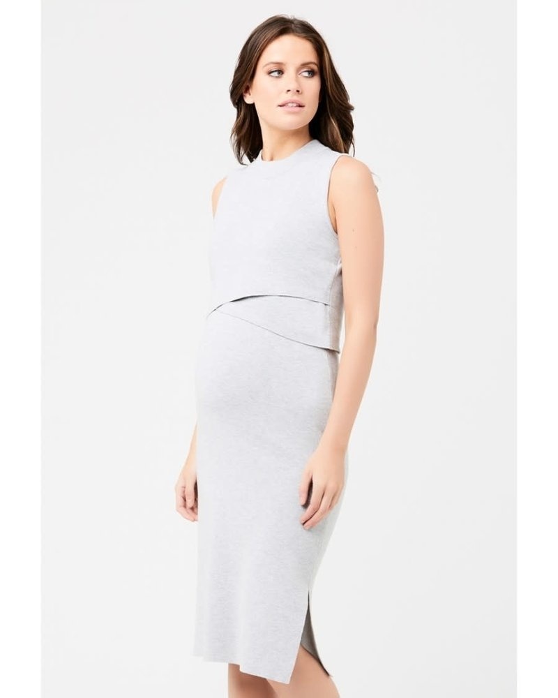 layered maternity dress