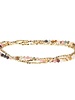 Scout Curated Wears Scout Tourmaline & Gold Delicate Stone Wrap Bracelet/Necklace