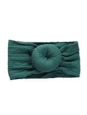 teal baby headband