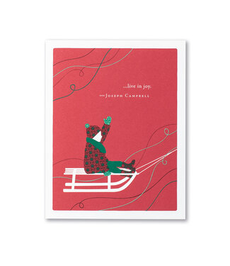Compendium Holiday Card | '... live in joy’