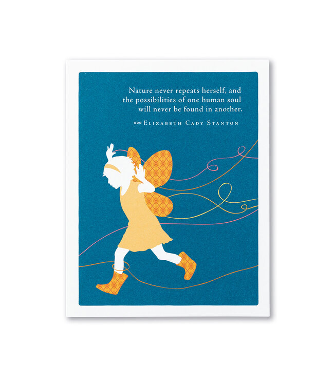 Compendium Birthday Card | ‘Nature never repeats herself’