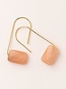 Scout Curated Wears Scout Sunstone & Gold Floating Stone Earrings