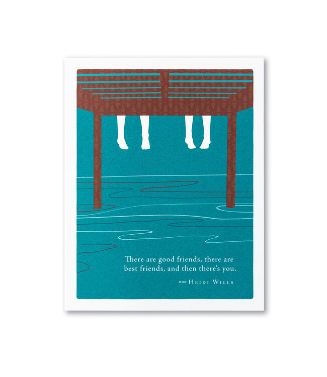 Compendium Friendship Card | ‘There are good friends’